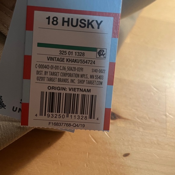 NWT Cat & Jack Tan School Uniform Pants - Picture 13 of 13